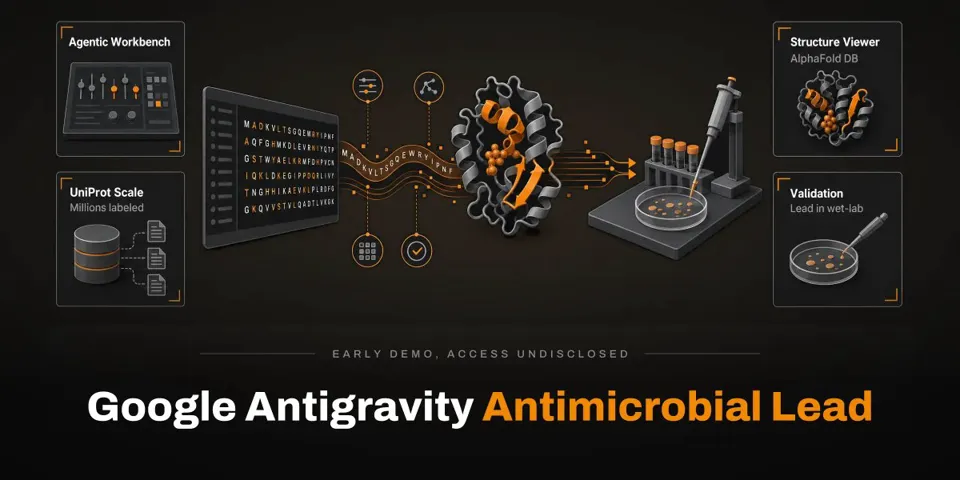 对抗超级细菌新武器：谷歌 Antigravity 用 AI 加速抗菌肽发现