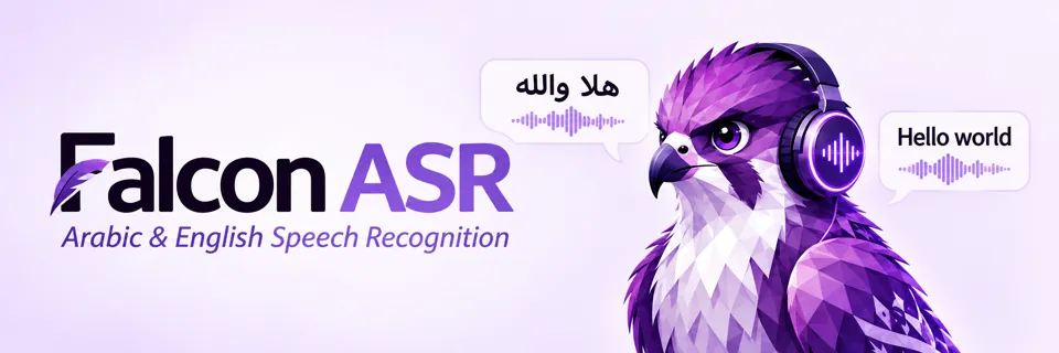 Falcon ASR: Arabic and English speech recognition